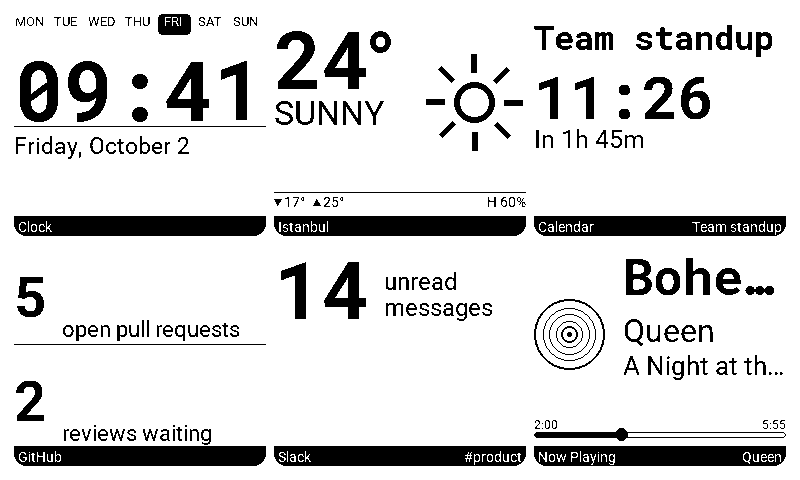 Tomi Frame layout: Full Board